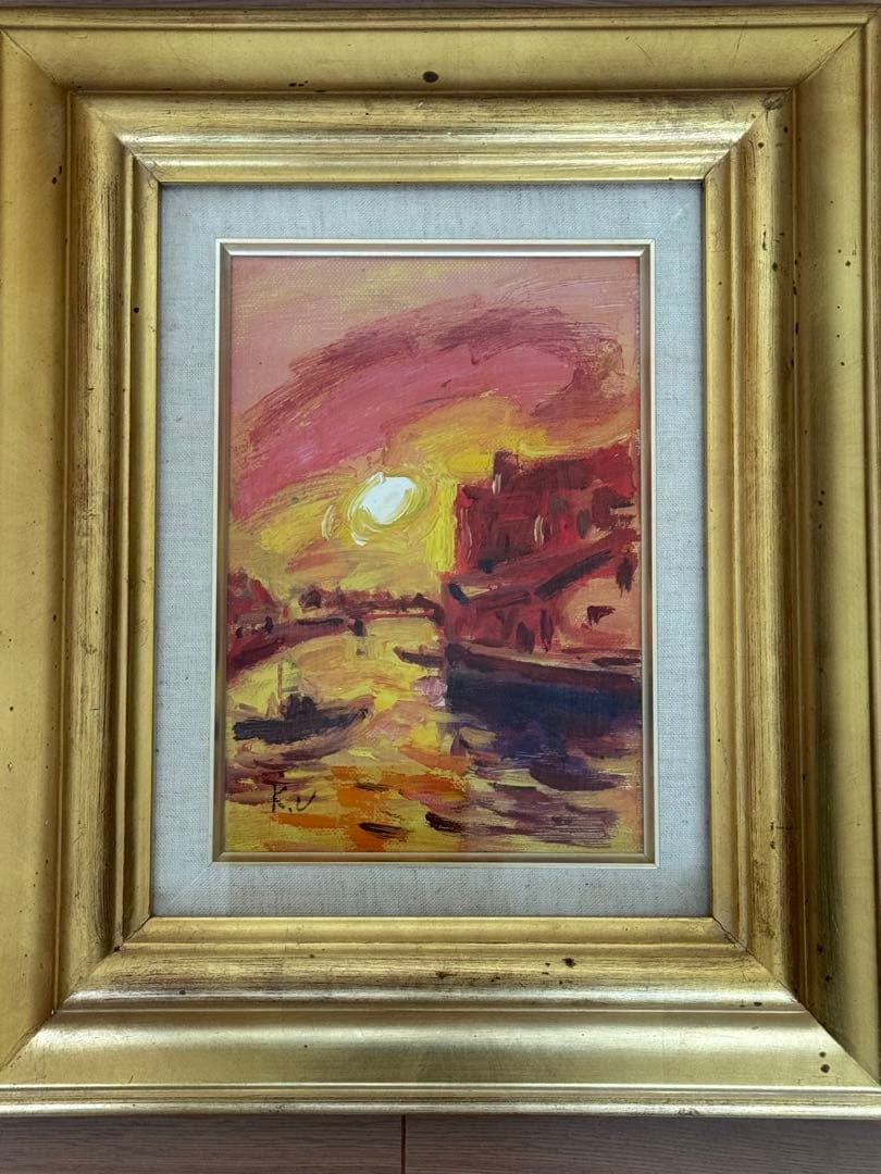 上野仁奥　油彩画