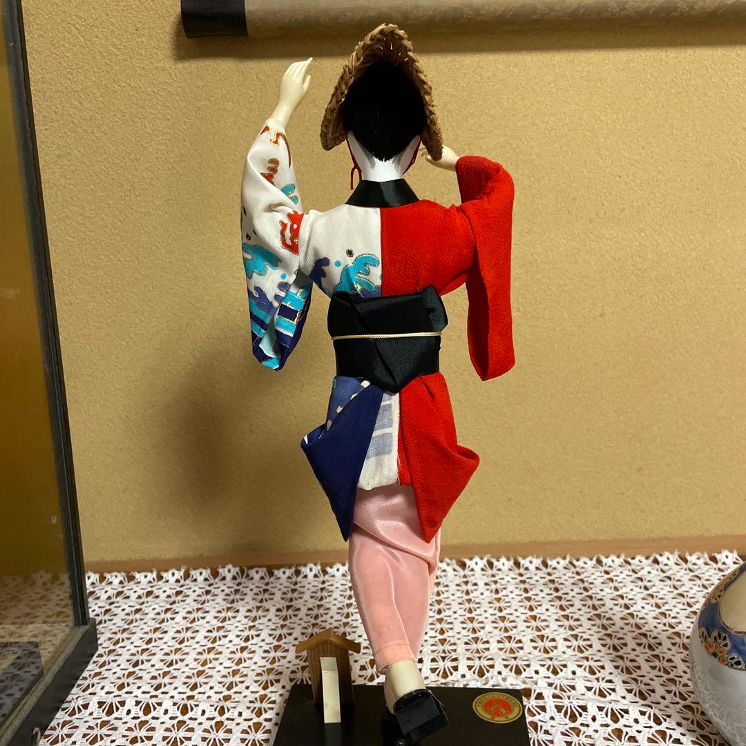 阿波踊り 人形 郷土人形 伝統工芸 台座付き