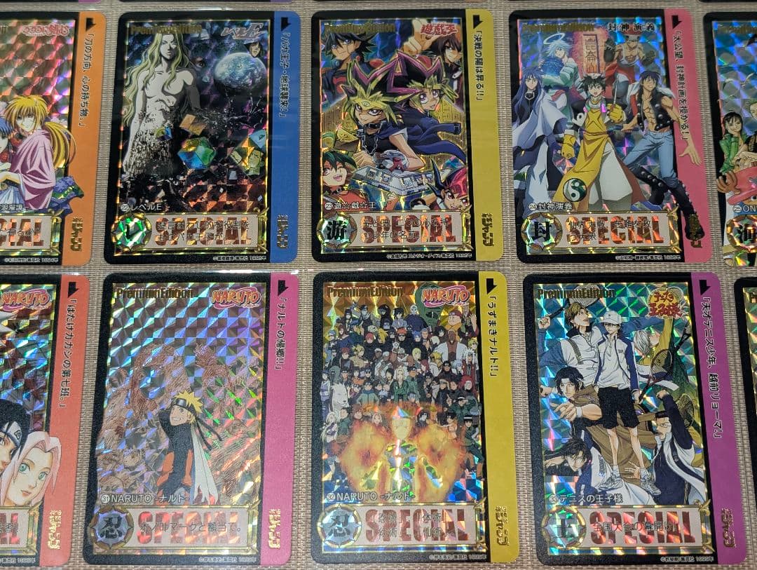 少年ジャンプ　プリズムキャラクターカード　54枚スリーブ入りセット③