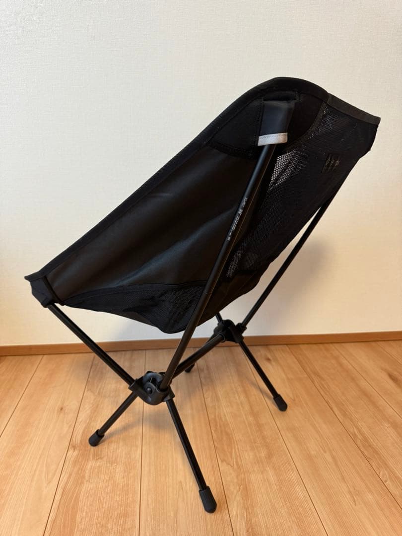 ブラック メッシュ アウトドアチェア