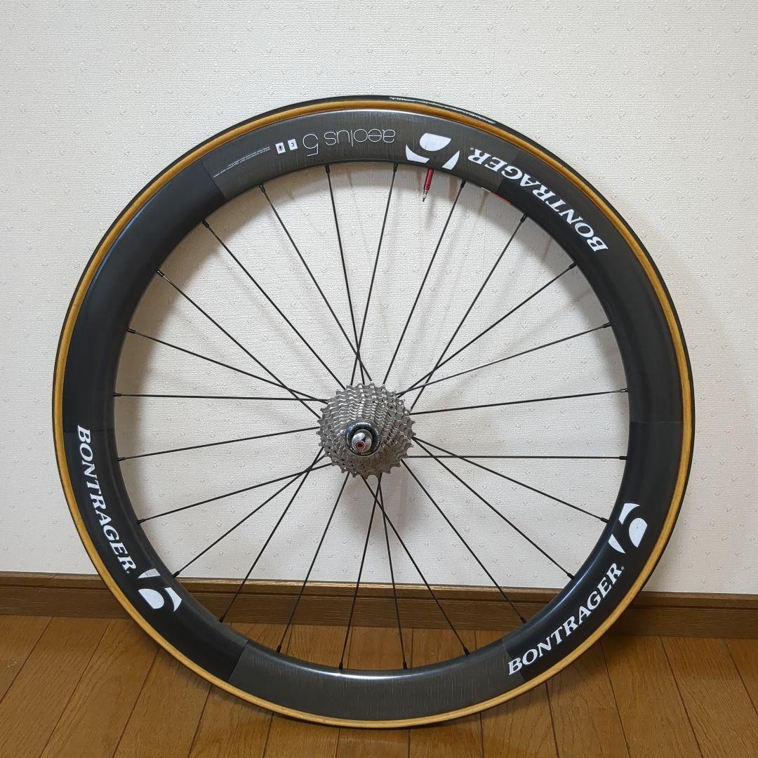 ボントレガーアイオロス 5 チューブラー前後タイヤホイールセット