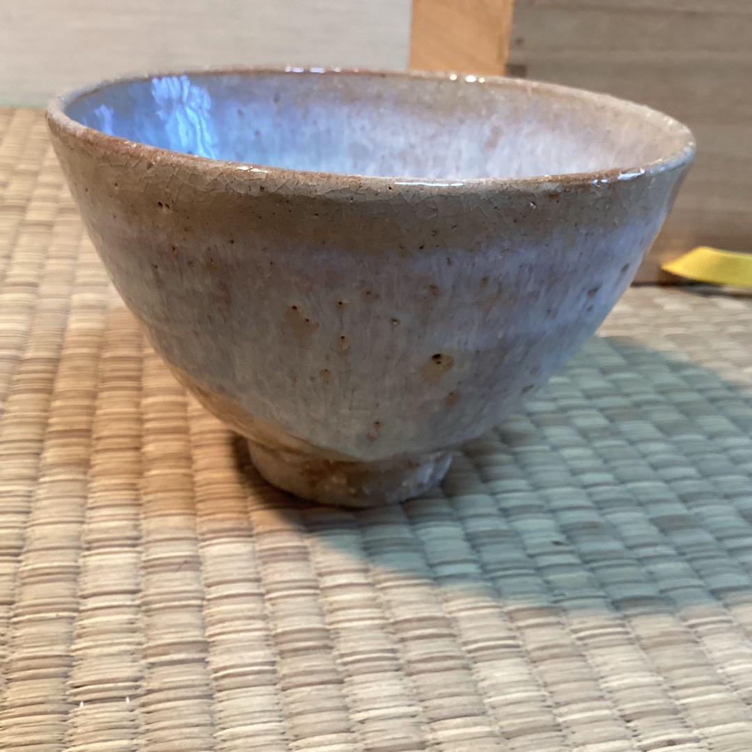 萩焼　玉おとこ山野坂康起作　抹茶茶碗