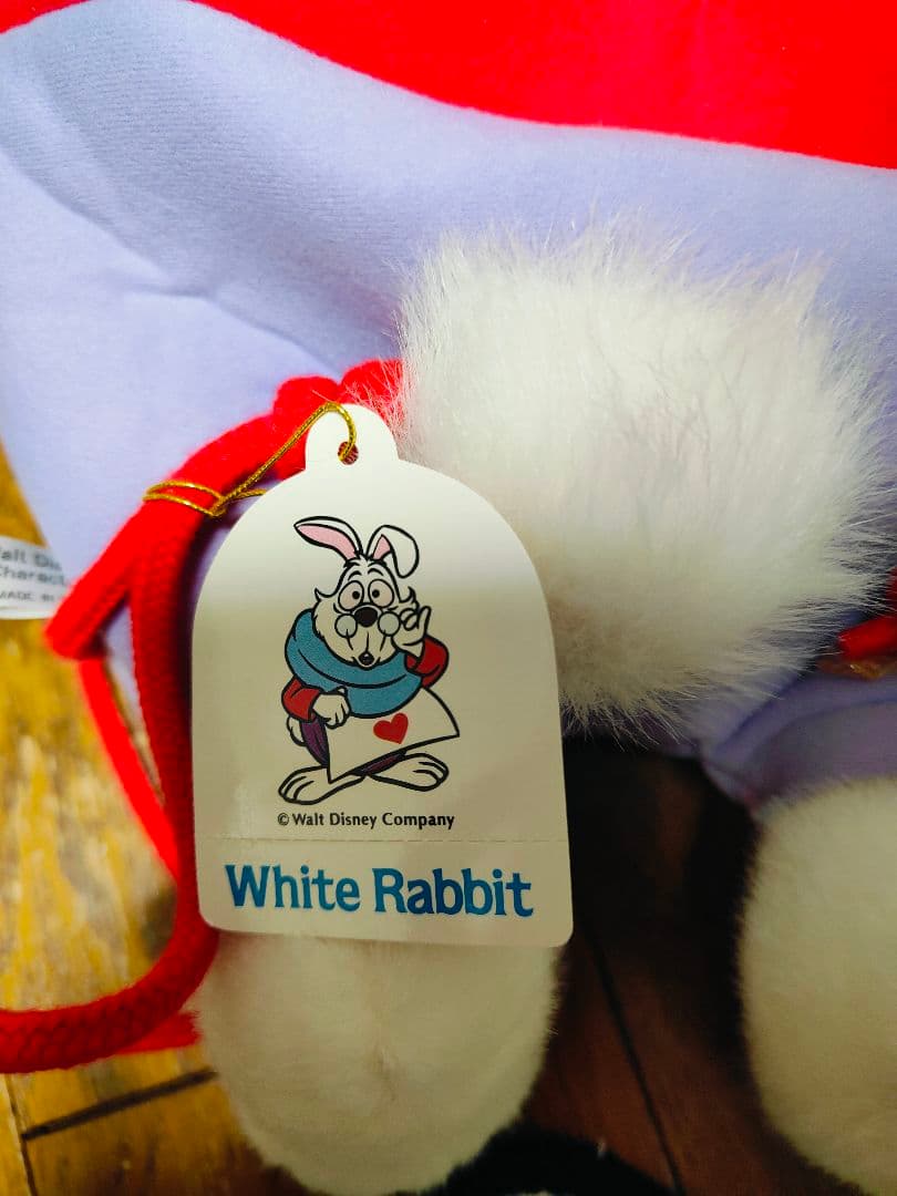 Disney ディズニー 不思議の国のアリス 白うさぎ リュック タグ付