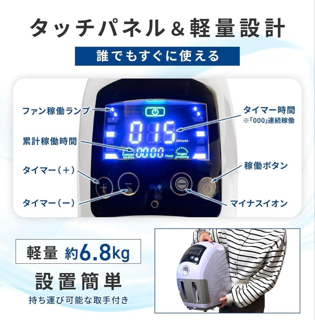 ペット用 酸素供給機 NOVOTON MAF mini（在宅ケア・静音・軽量）