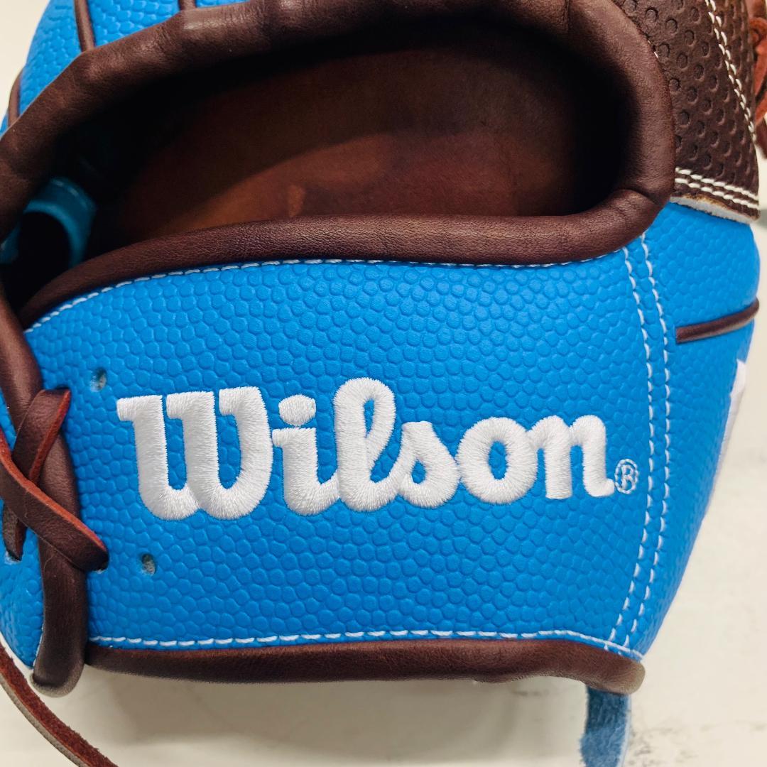 限定　ウイルソン　WBW103784　一般用　軟式用　内野手用　87型　型付け済