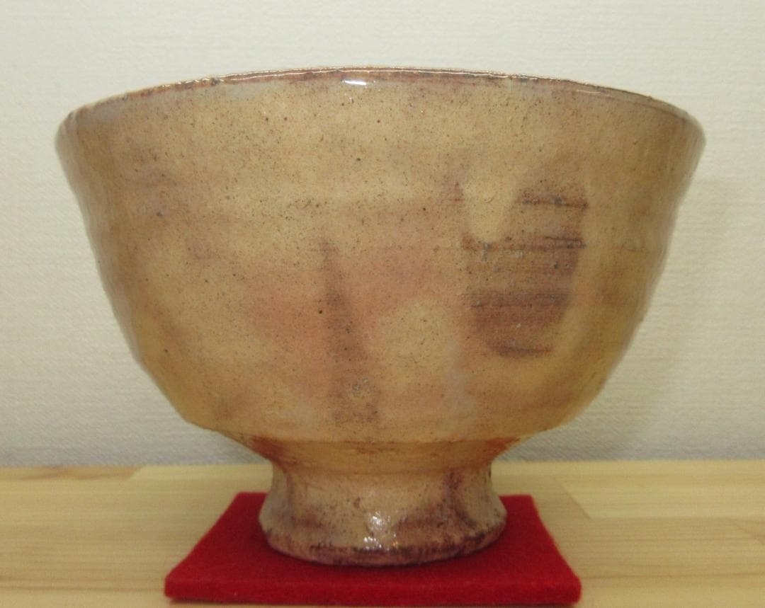 送料込【逢絢亭】茶道具 茶碗 萩焼 大野瑞峰 共箱入り