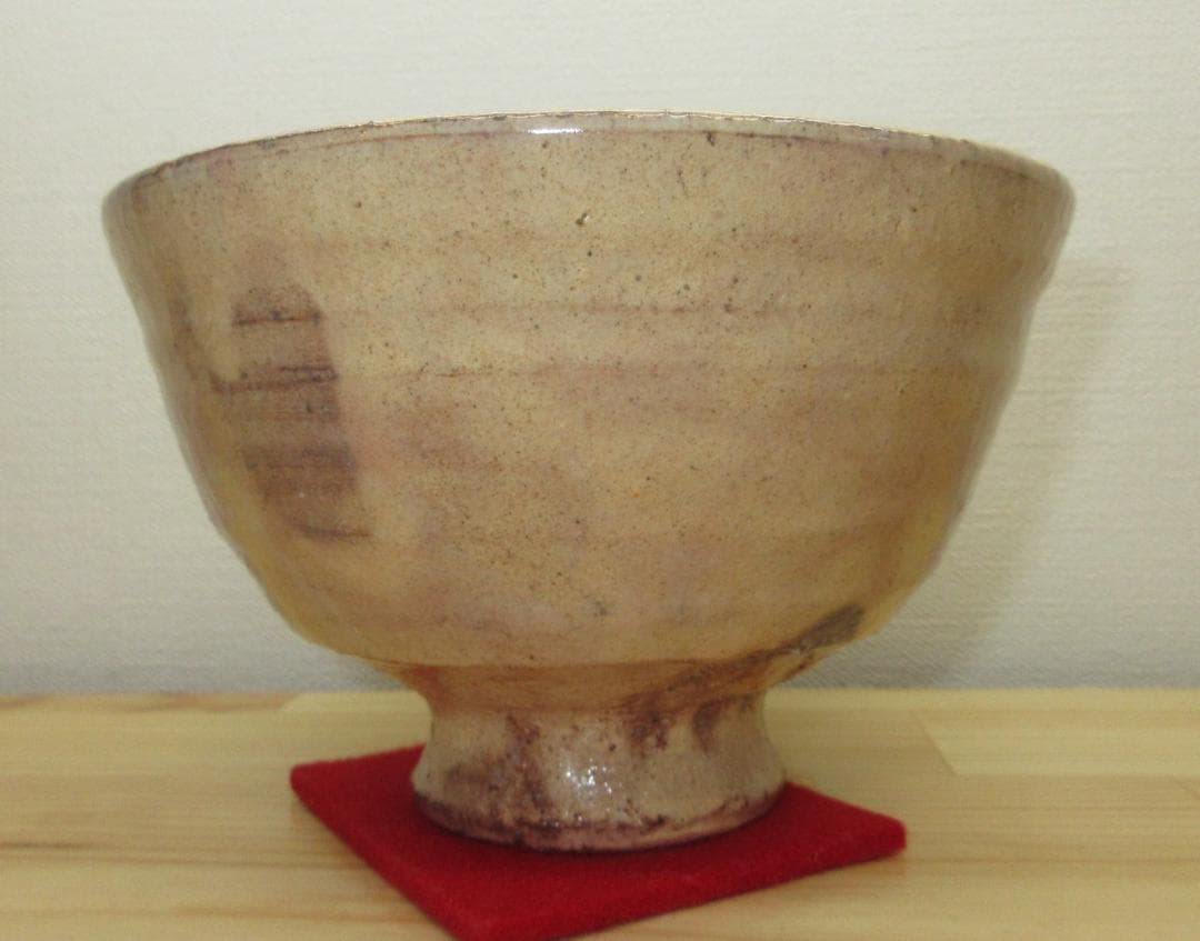 送料込【逢絢亭】茶道具 茶碗 萩焼 大野瑞峰 共箱入り