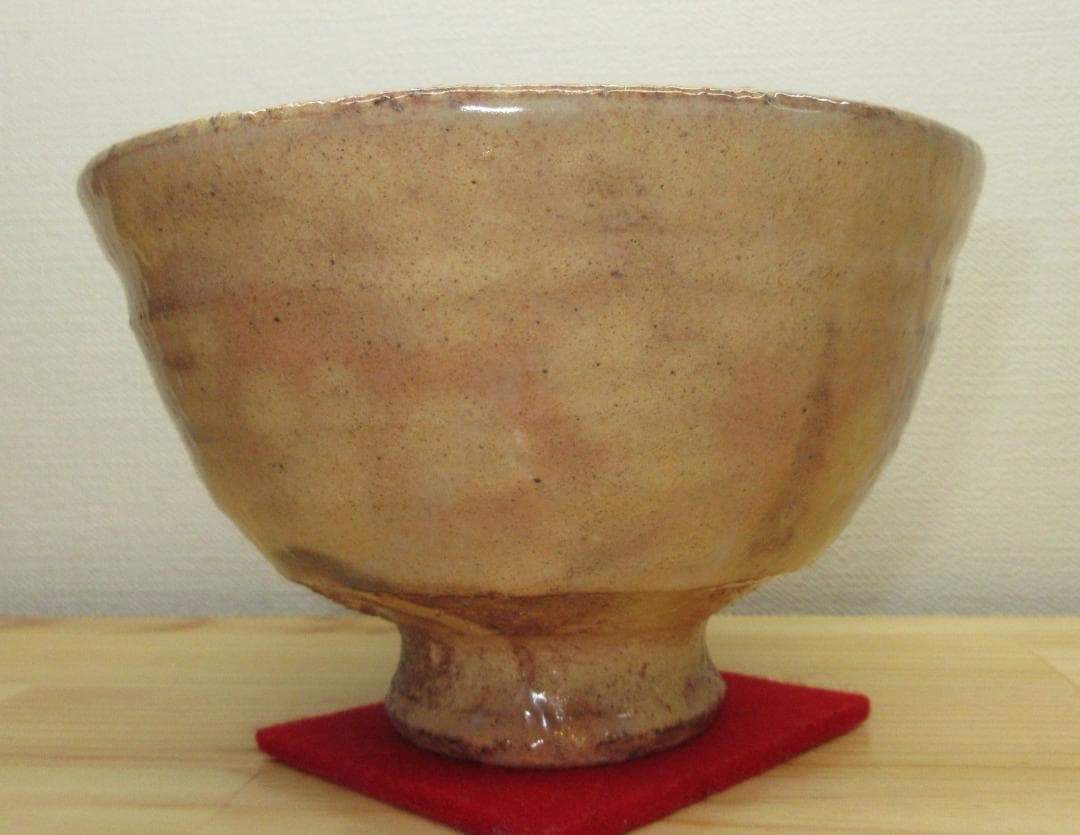 送料込【逢絢亭】茶道具 茶碗 萩焼 大野瑞峰 共箱入り