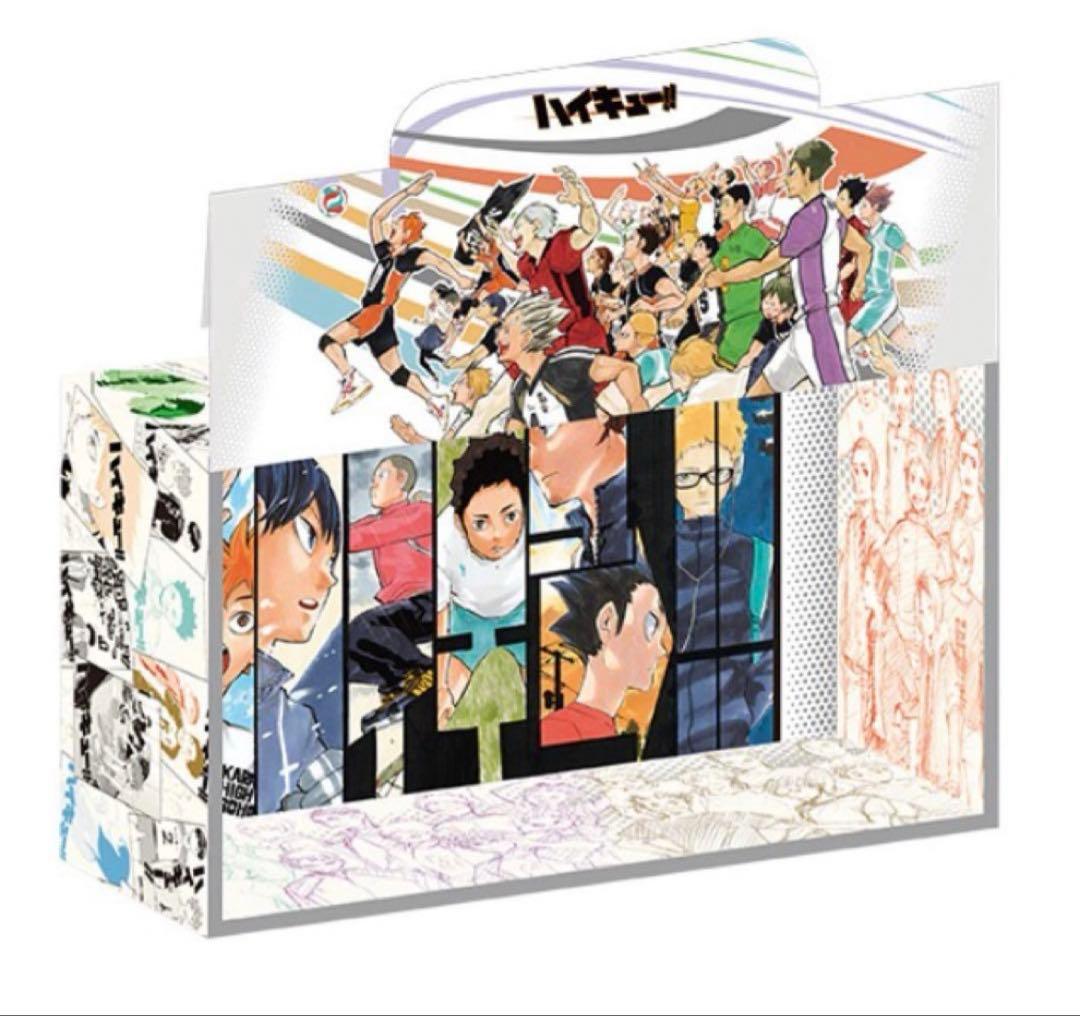 新品 ハイキュー ジャンプショップ　ジャンプコミックス収納BOX 特製しおり