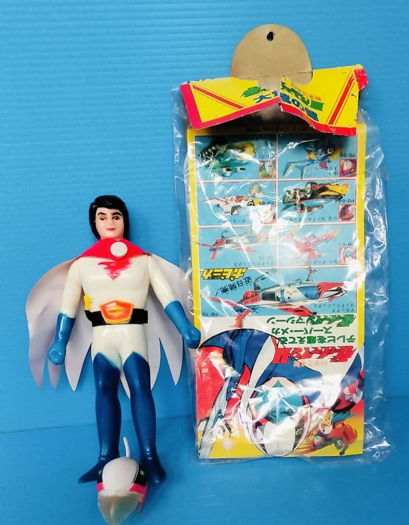 《ガッチャマンⅡ》超レア【大鷲の健】未使用 ポピー ソフビ タグ袋破れ