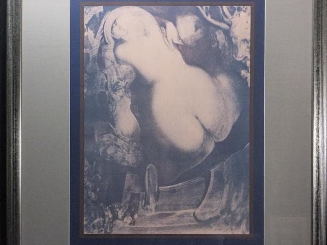 現代美術　エルンスト・フックス　直筆サイン『サラマンダーの影へ』0418F