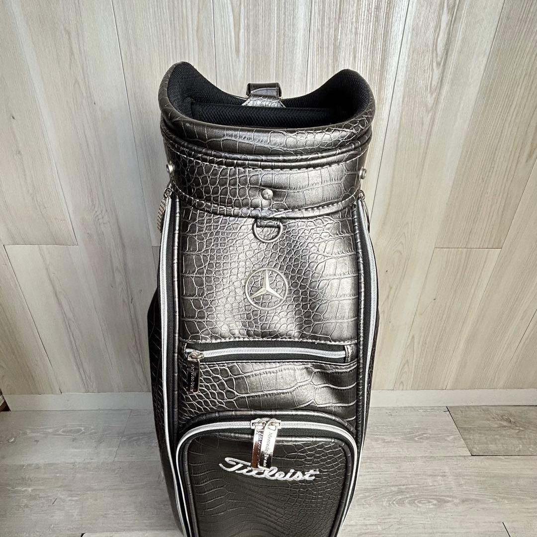 【美品！】タイトリスト メルセデスベンツ ゴルフキャディバッグ 限定品ワニ
