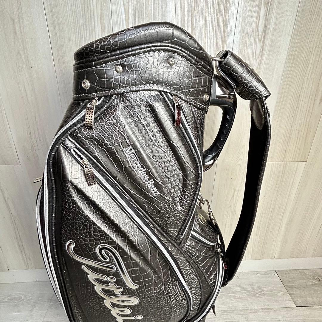 【美品！】タイトリスト メルセデスベンツ ゴルフキャディバッグ 限定品ワニ