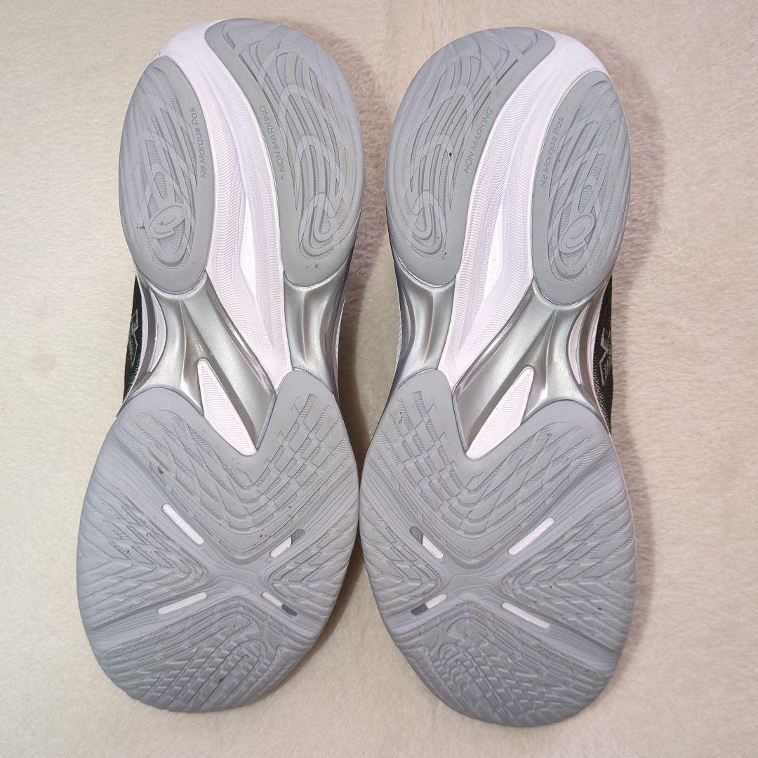 ASICS バレーボールシューズ ブラック/シルバー