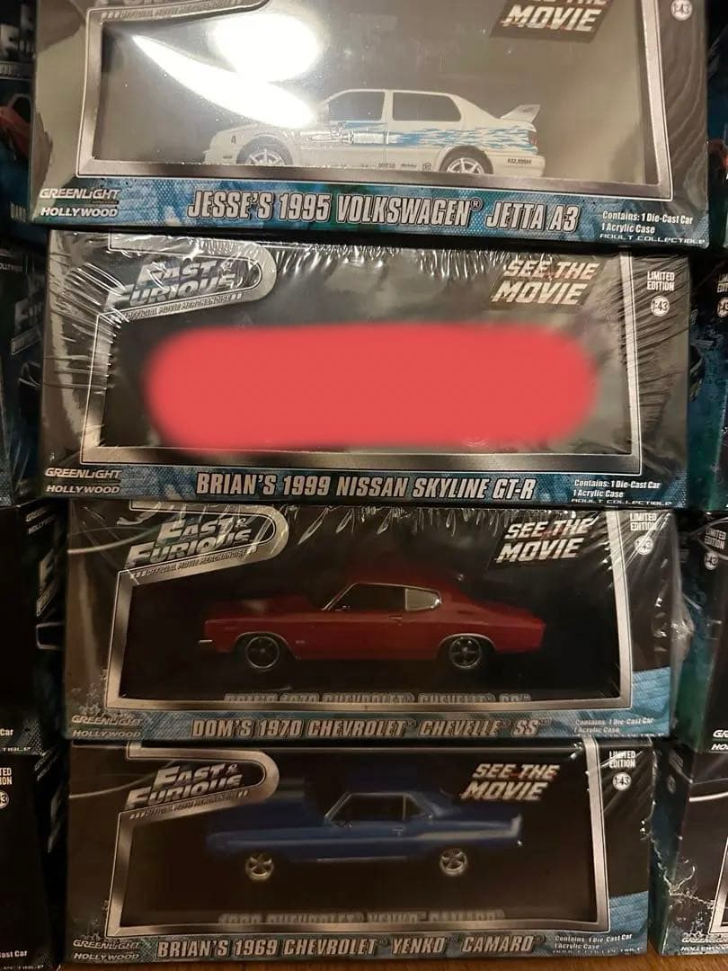 ワイルドスピード　25台　1/43 fast furious レア