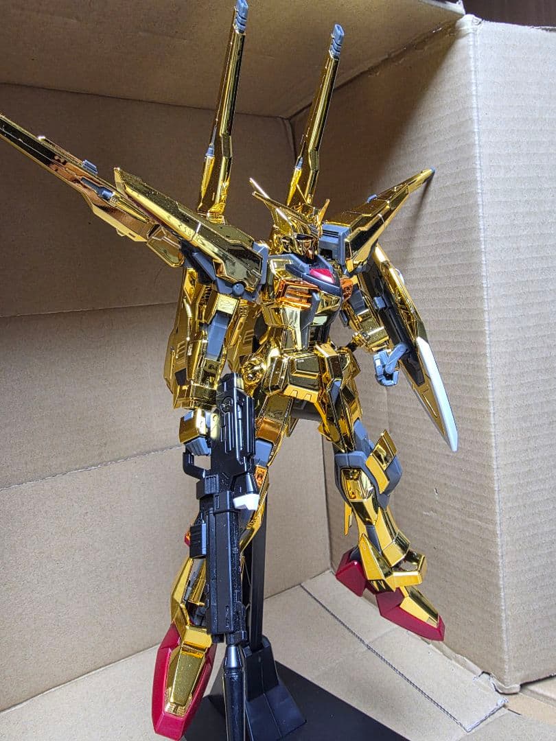 【素組組立済完成品】FFFさまご希望MGエールストライクRM&1/100アカツキ