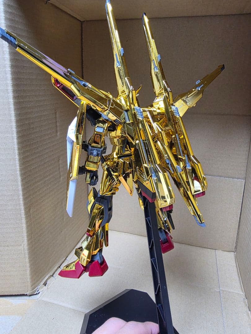 【素組組立済完成品】FFFさまご希望MGエールストライクRM&1/100アカツキ