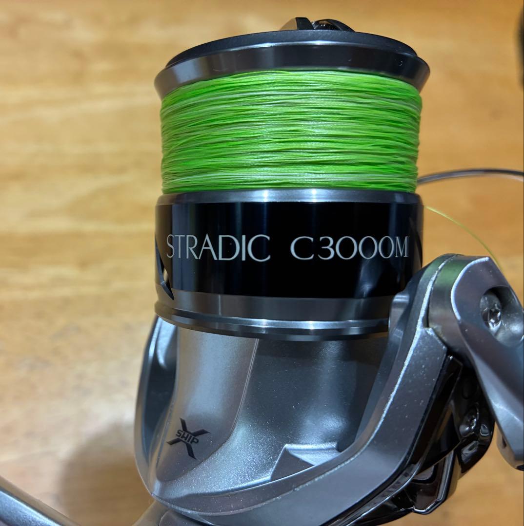 【シマノ】15ストラディックC3000HGM、ZPIノブ付、OH済