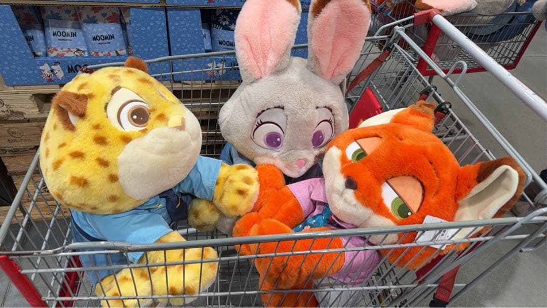 ズートピア2 ジュディぬいぐるみコストコブランケット入り！