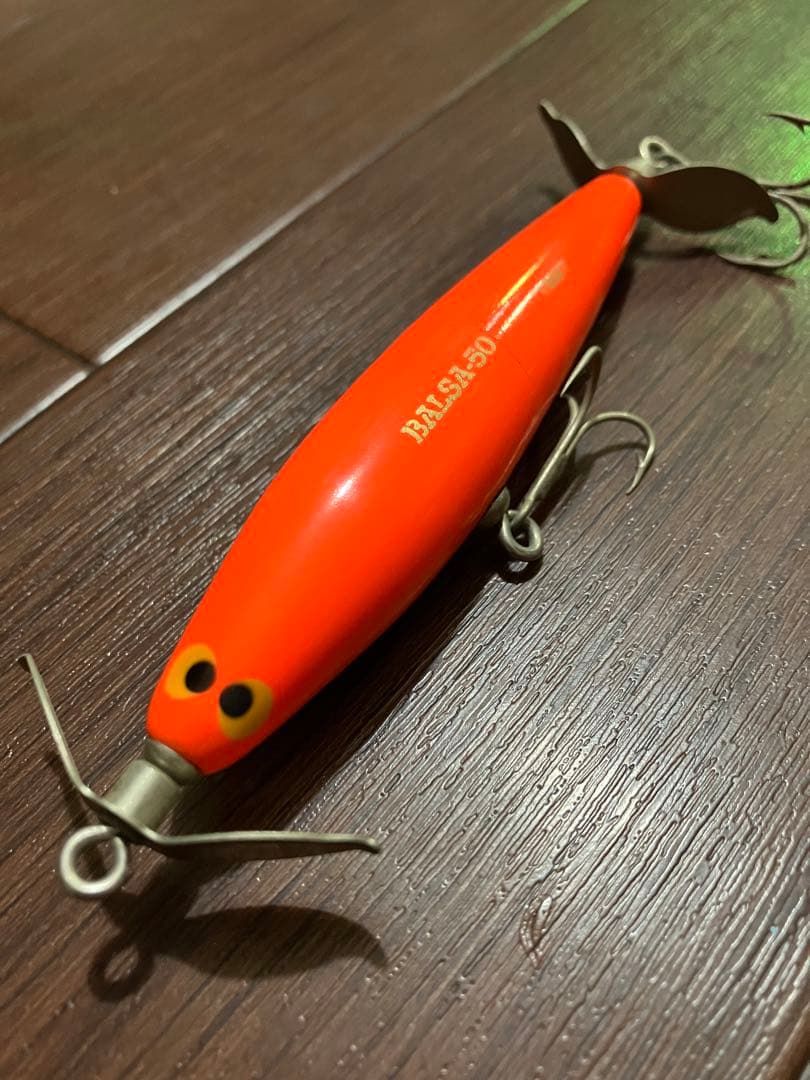 オークション！オールドバルサ50 ホッツィートッツィー　2フック　単色　ソリッド