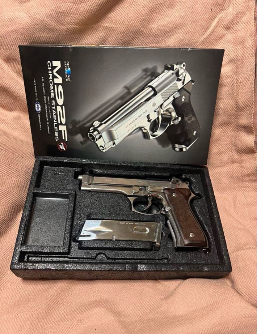 東京マルイ ガスブローバック M92F クロームステンレス　ガスガン