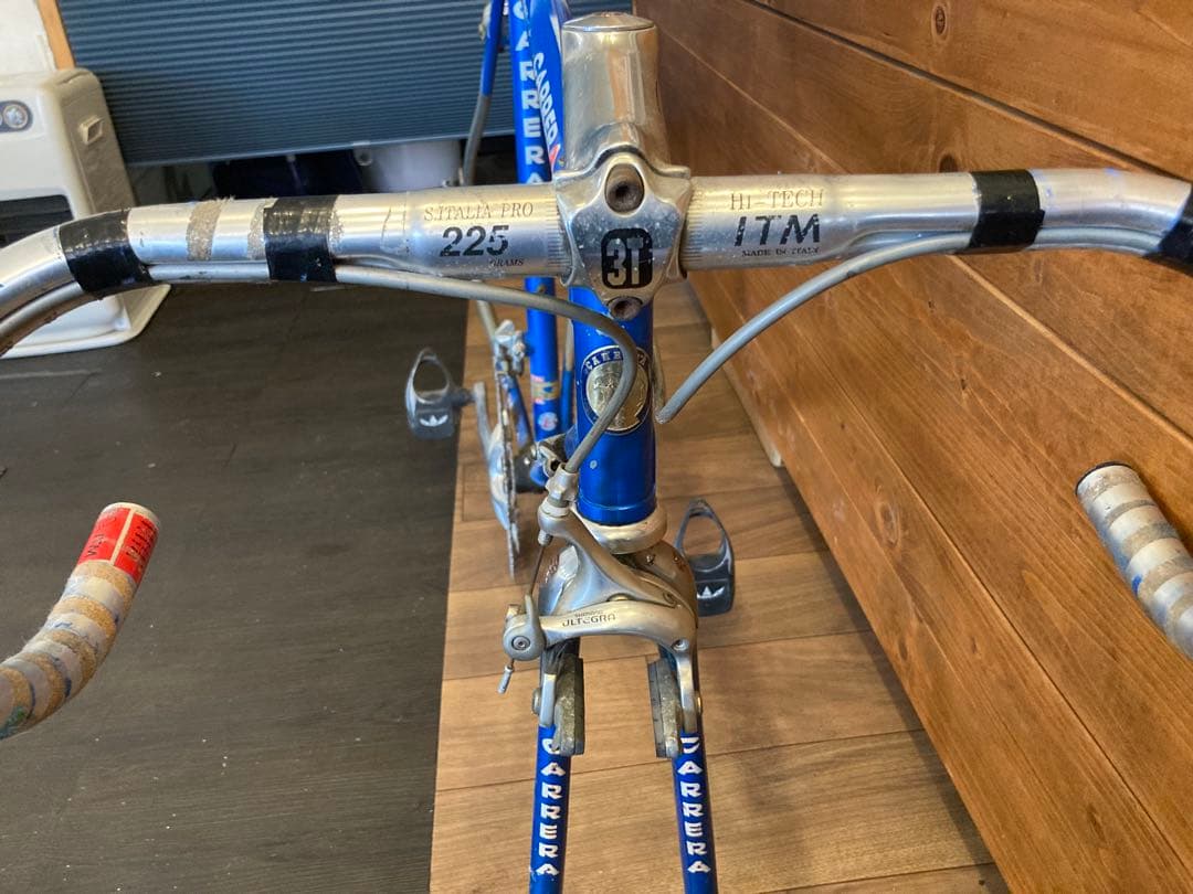 【現状販売！CARRERAフレームetc.】2×9速　クロモリ　700c