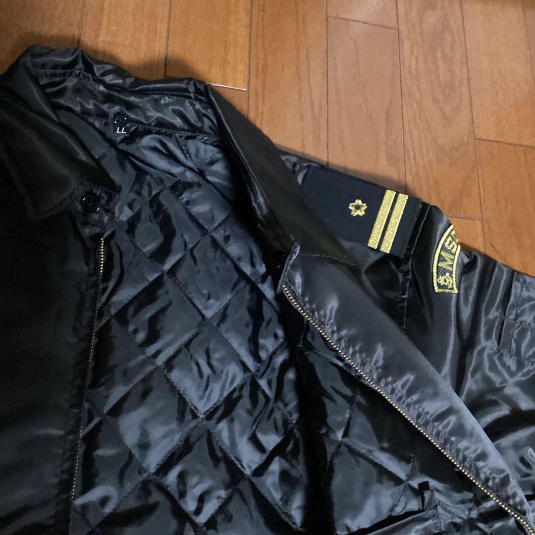 アルパナ　MSDFロゴ付きブラックジャケット　新品　肩章なし　LLサイズ