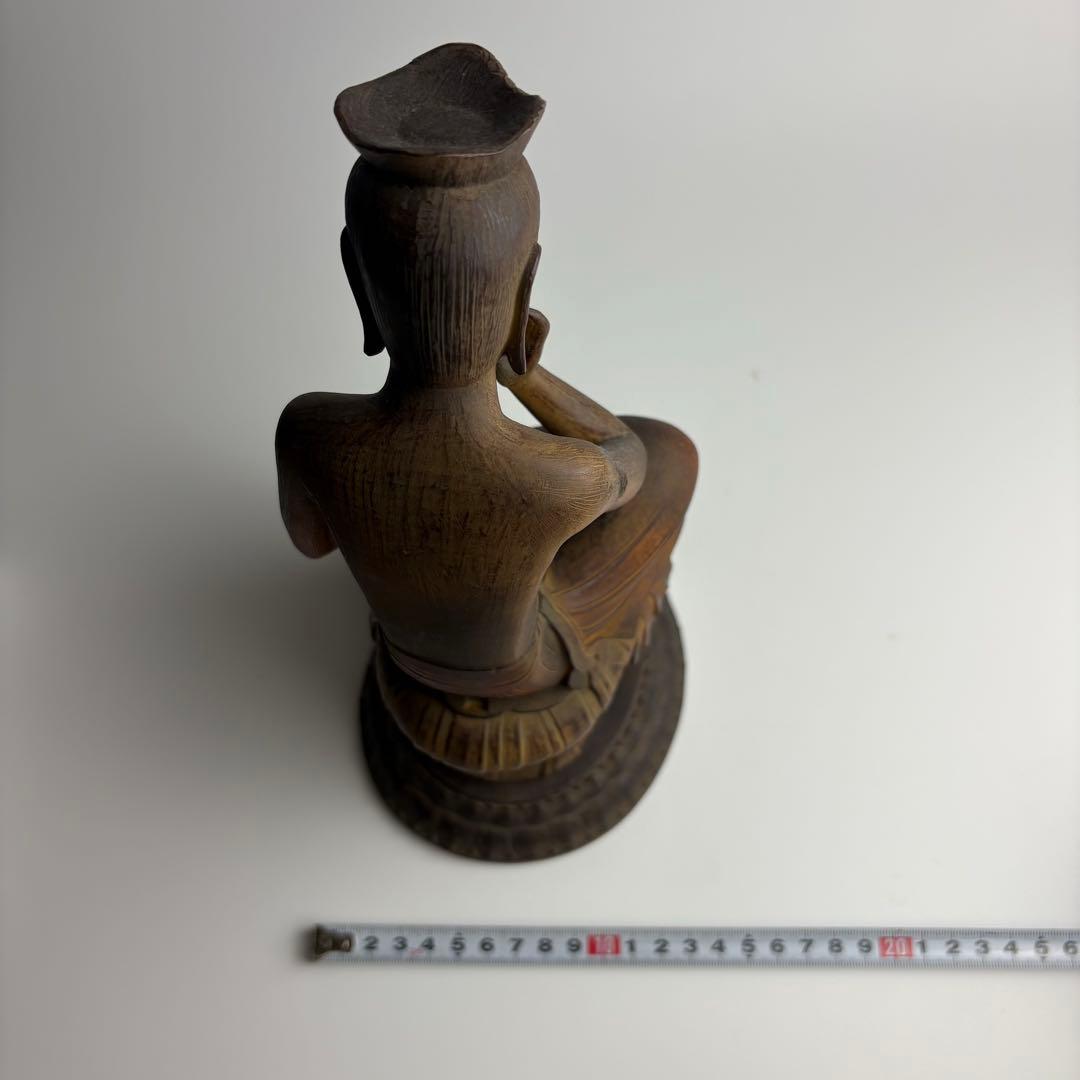 仏教美術 復刻 仏像 国宝 弥勒菩薩像 半跏思惟像イスム 細密 フィギュア