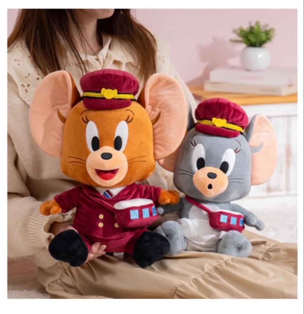 阪急　添乗ぬいぐるみ2種セット「トムとジェリー」＋「ジェリーとタフィー」