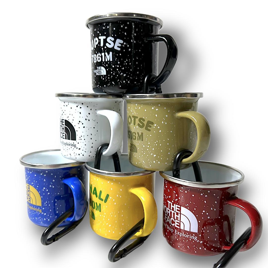 6点セット ノースフェイス 2024モデル パール柄 ホーローカップ 6色セット