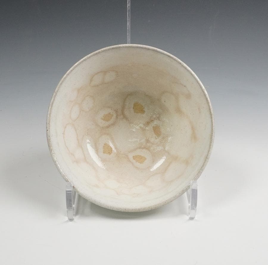 J*1様 千漢鳳　粉引茶碗 銘「瑞雲」