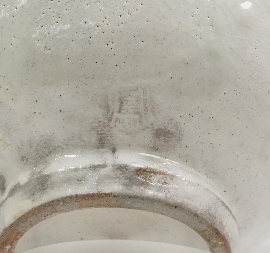 J*1様 千漢鳳　粉引茶碗 銘「瑞雲」