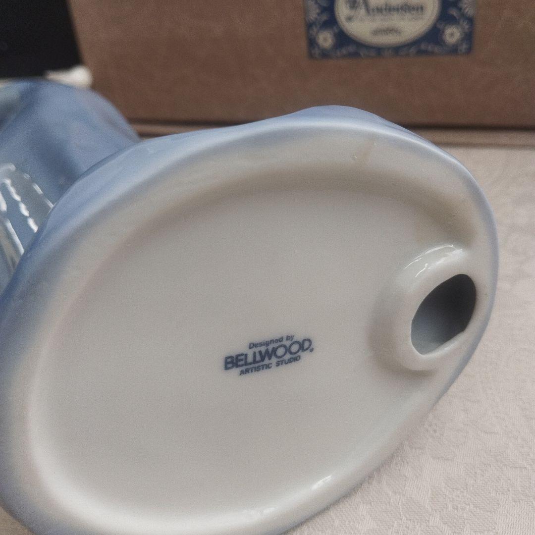 Andersen 青い陶器製人形　モニメント　置物　30センチ