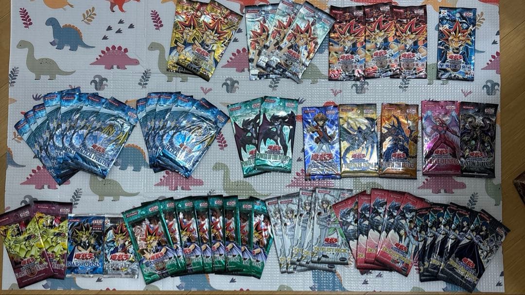 遊戯王OCG トレーディングカード 未開封パックまとめ売り