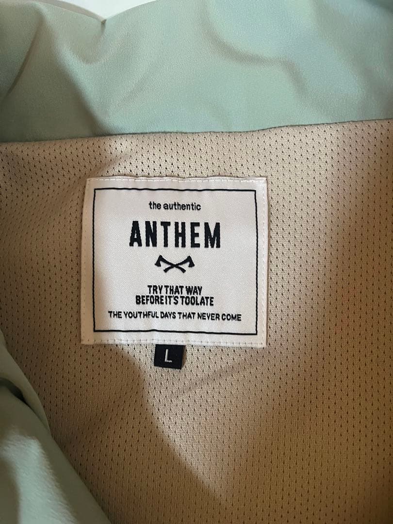 ANTHEM スノボウェア L ミントグリーン
