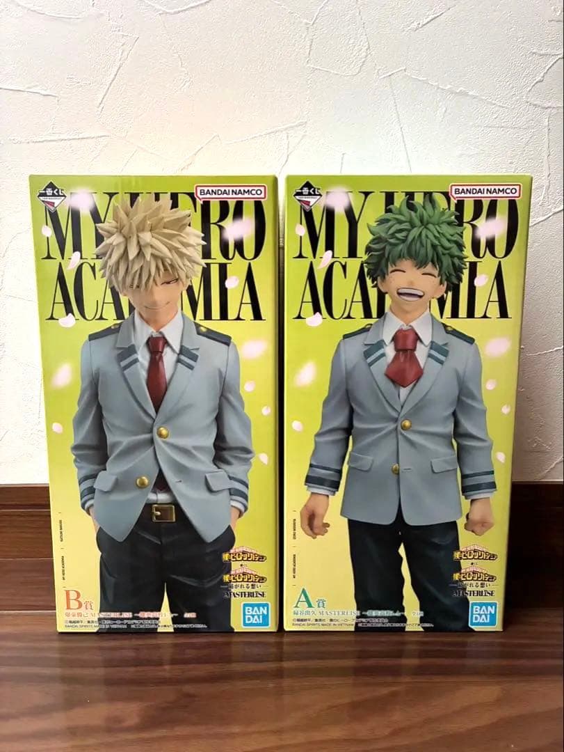 一番くじ　ヒロアカ-紡がれる想い- A賞B賞 フィギュア2点セット おまけ付き