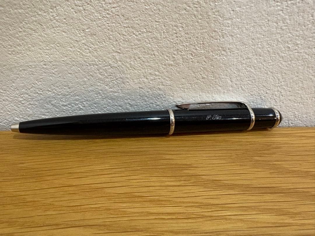 イニシャル刻印あり　カルティエ　ブルーサファイアボールペン