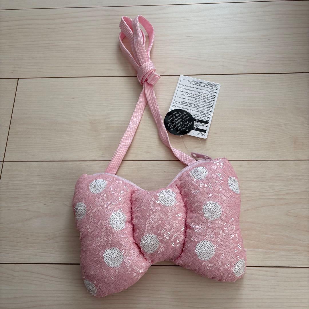 タグ付き【ミニーの日】リボン　ショルダーバッグ　Tシャツ パルパルーザ　ピンク