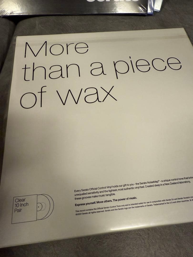 Serato Control Vinyl コントロールバイナル 10インチ　透明