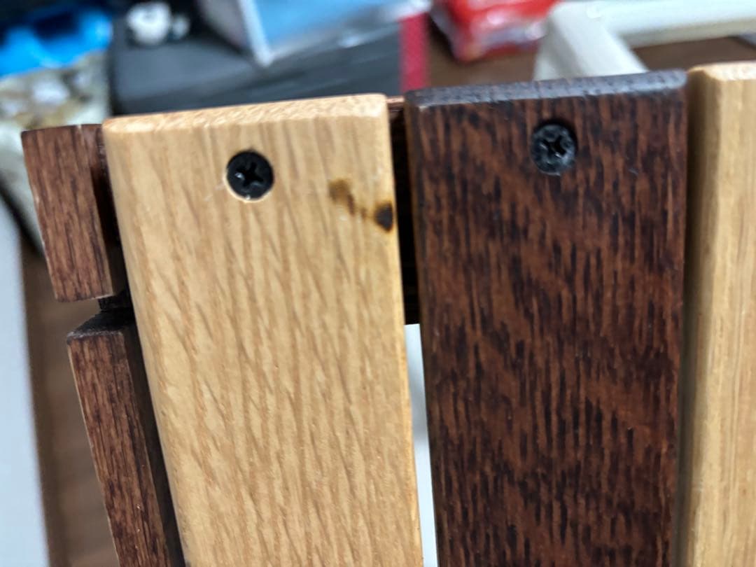 ブラックデザイン　ハレテーブル　アイアンプレート2枚付き