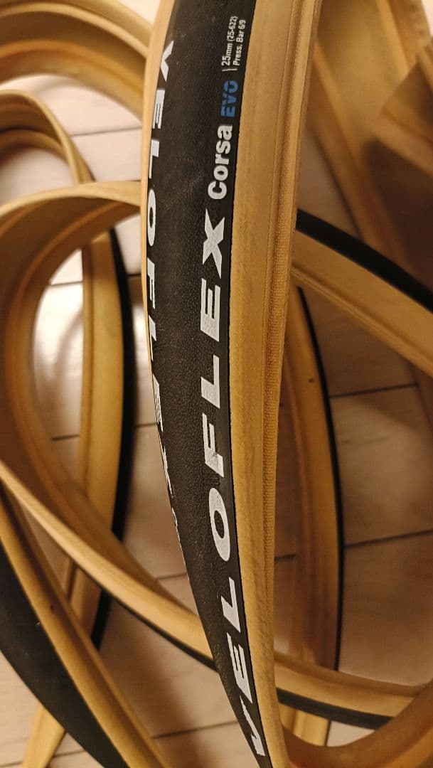 未走行品 ヴェロフレックス Corsa EVO クリンチャータイヤ 25c 前後