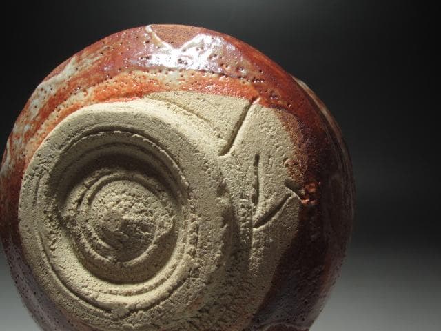 【セール】☆　加藤唐九郎　あけぼの志野茶碗　水野☆y445