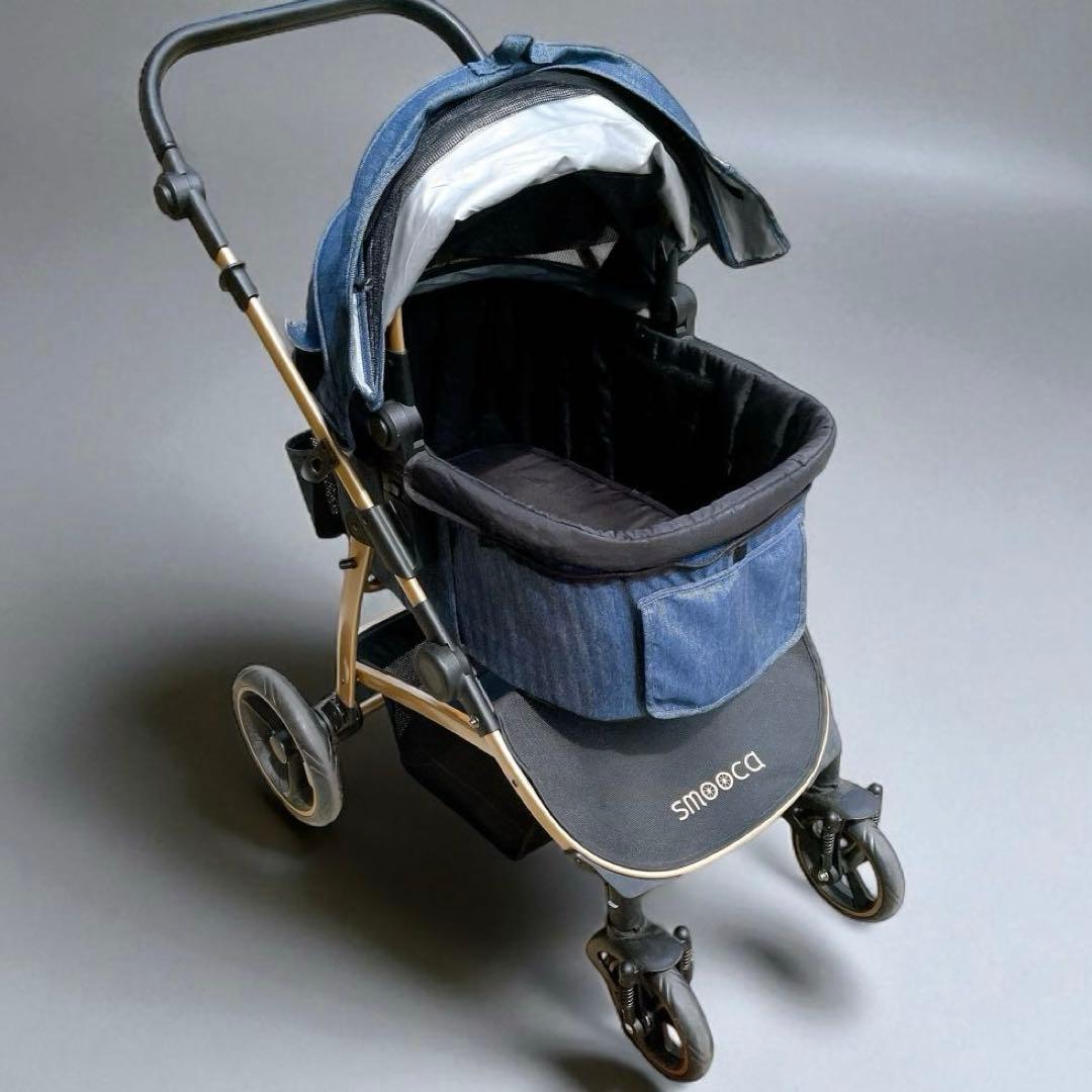 ペットパラダイス smooca プレミアム ペットカート エアバギー 3way