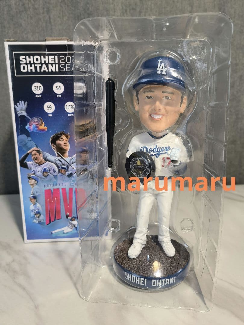[本物]4月2日 4/2来場者限定 大谷翔平 2024 MVP ボブルヘッド ⑤