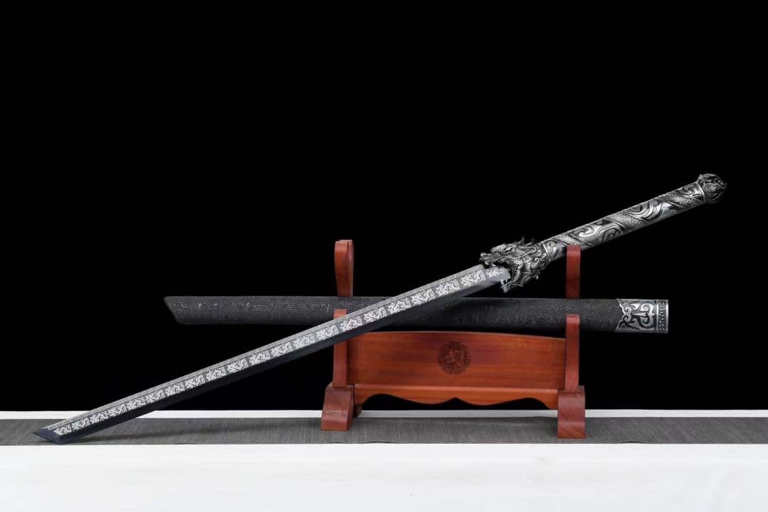 『蒼龍唐横刀』古兵器 武具　刀装具　日本刀　模造刀 居合刀 長尺