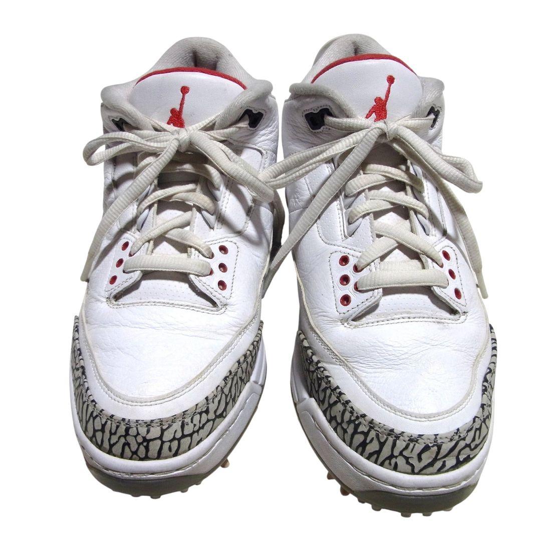 シューズ(男性用) 26.5cm NIKE AIR JORDAN 3 GOLF AJ3783-100