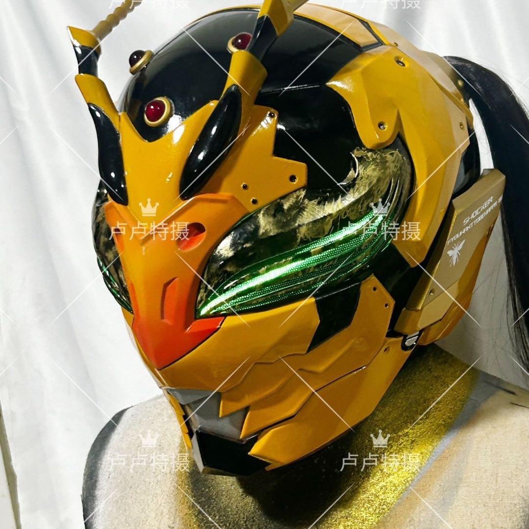 【美品】【未使用】マスク　アトラク　コスプレ　仮面ライダー 1/1プロップ
