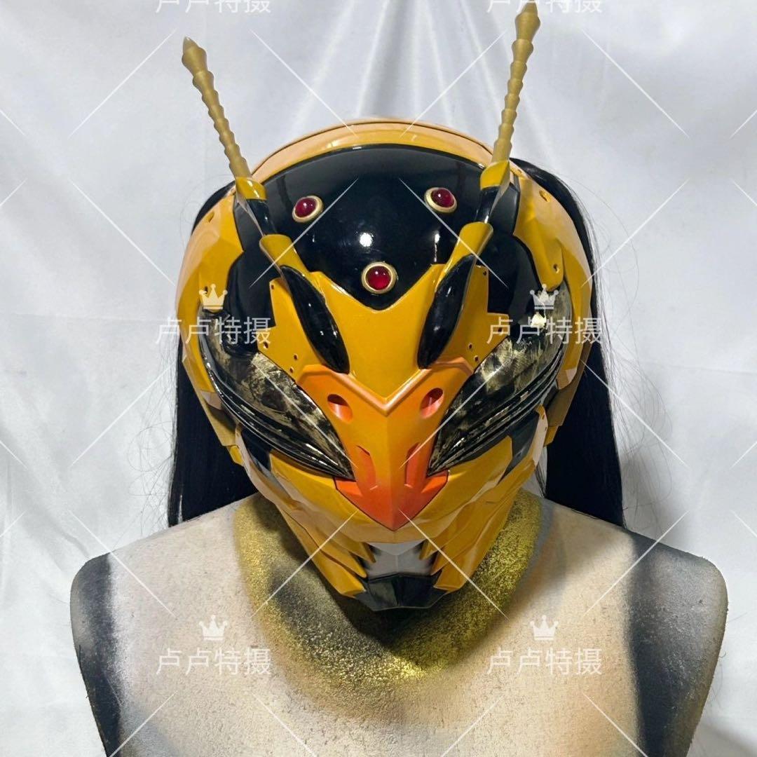 【美品】【未使用】マスク　アトラク　コスプレ　仮面ライダー 1/1プロップ
