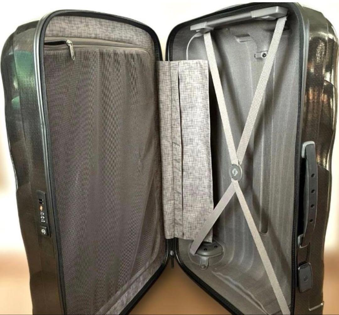 サムソナイトブランド キャリーケース ブラック６８ℓ超軽量【値下げ】