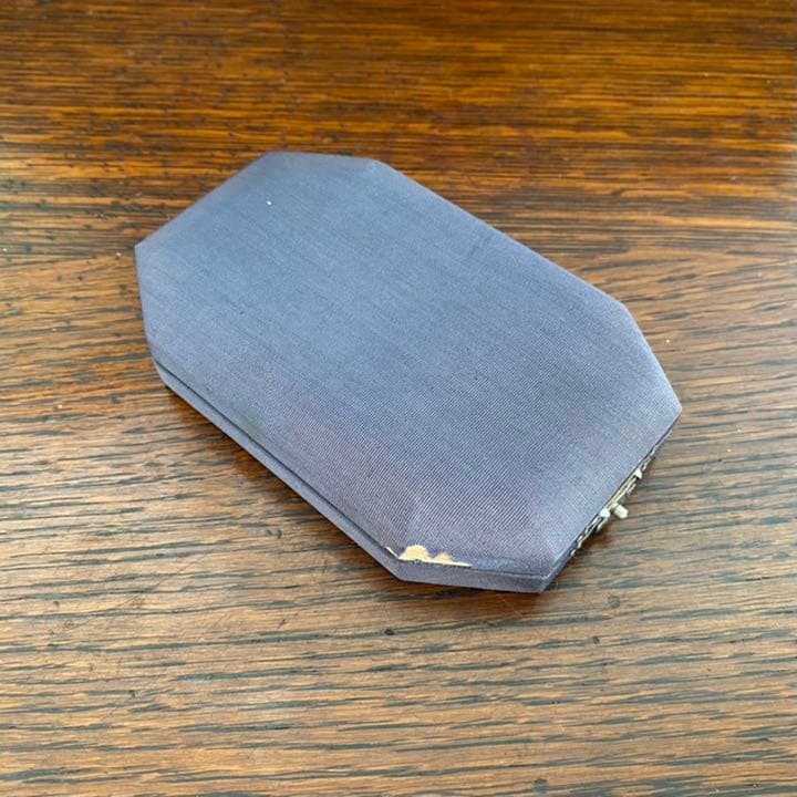 専用　生駒時計店製純銀　宝船　蓋物　楊枝入れ　ボンボニエール　1932年　箱付き